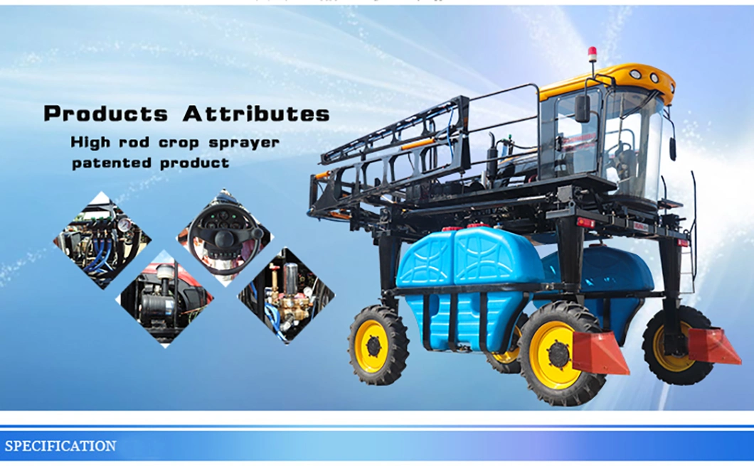 Agricultural Tractor Farm Field Spraying Drawn Power Farmland Pesticide Plant Agriculture Sprayer Equipment