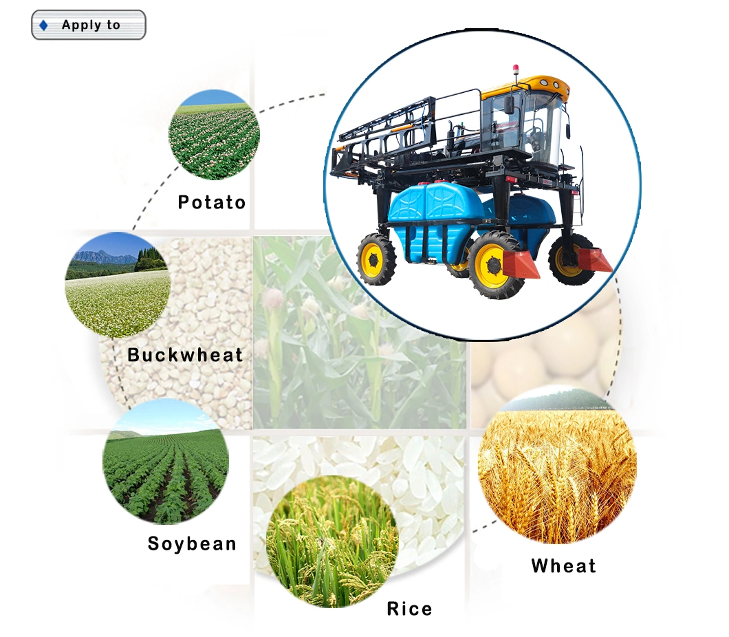 Agricultural Tractor Farm Field Spraying Drawn Power Farmland Pesticide Plant Agriculture Sprayer Equipment