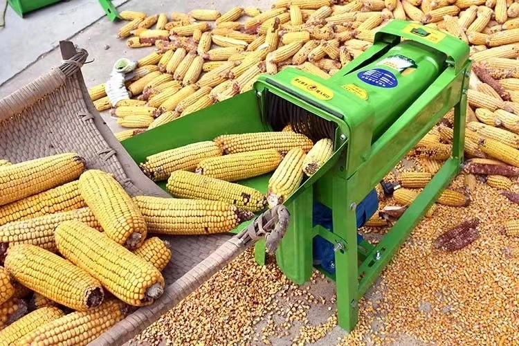 High Quality Corn Thresher Mini Automatic Electric Maize Processing Machine Small Corn Sheller